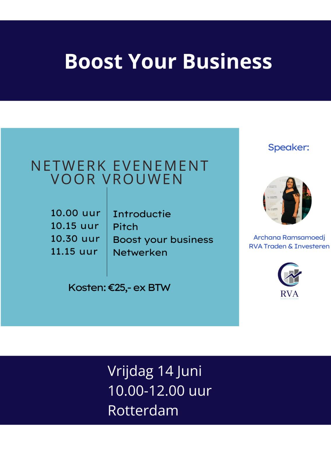 Boost Your Business - Netwerk Evenement Voor Vrouwen